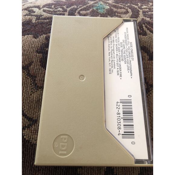 VTG Def Leppard Pyromania Cassette Tape Mercury 1983 In PDI Case EUC - Picture 3 of 4